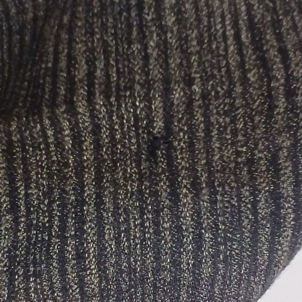 Vintage Le Chateau Ribbed Knit Midi Dress Black Large 90s Grunge Goth - Picture 9 of 10